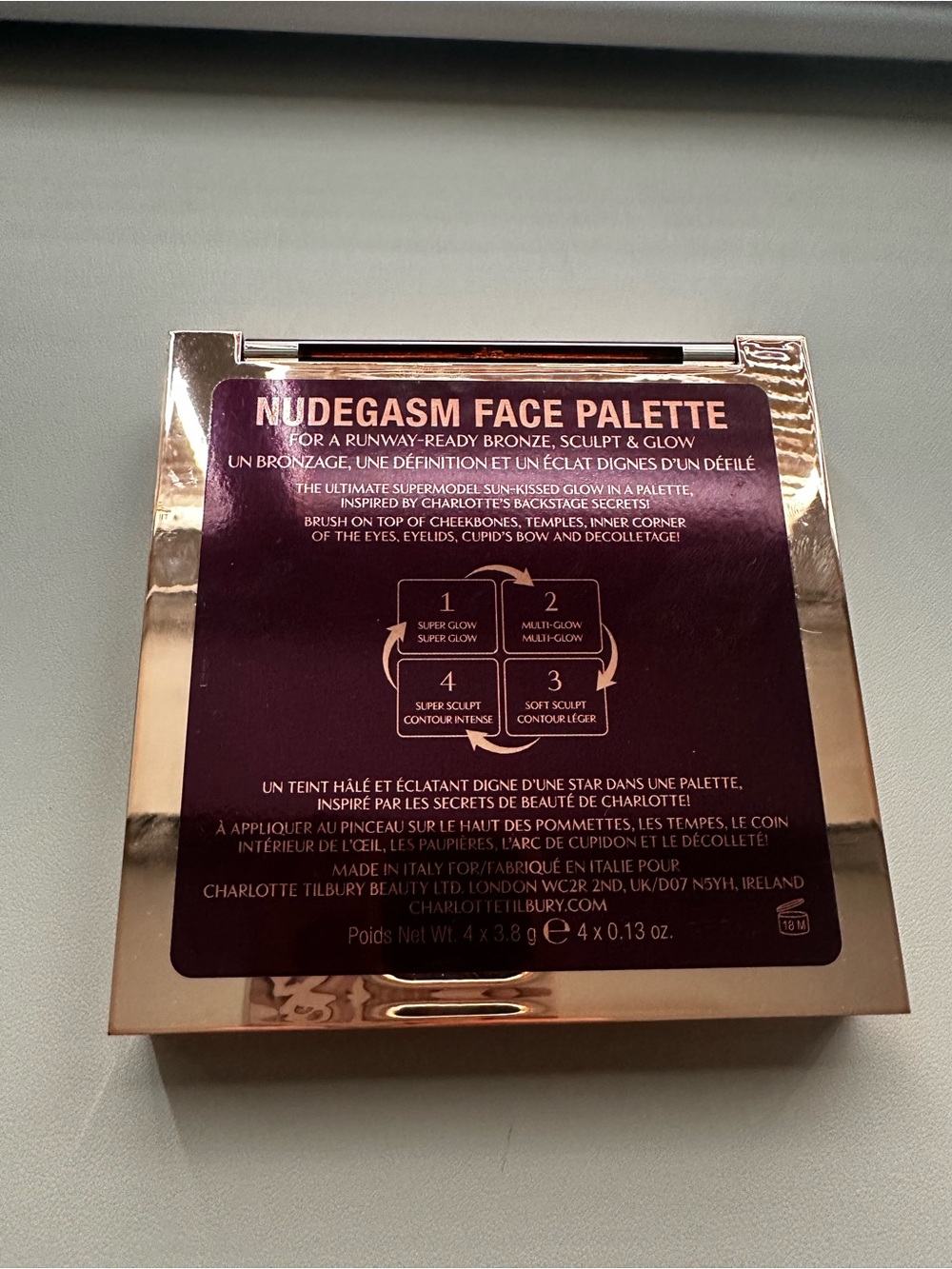 Charlotte Tilbury Nudegasm Face Palette - Picture 4 of 5